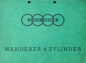 Preview: Wanderer 4 Zylinder Modellprogramm 1938 Automobilprospekt (0565)